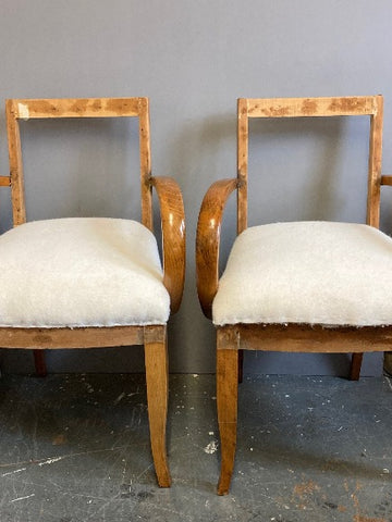 Bridge Chairs | Restored Ready to be upholstered in the fabric of your choice