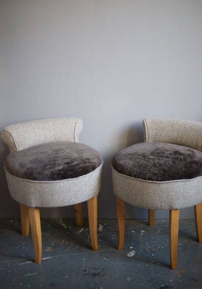 Vintage gold shop vanity chair
