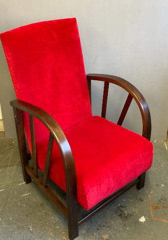 1920s Wooden Armchair