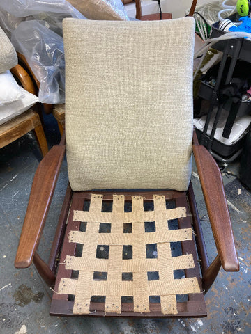 Guy Rogers Manhatta Armchair - Before Restoration