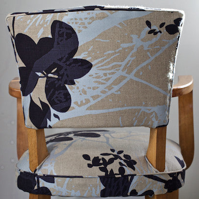 Pair of Bridge Chair in Robert Le Heros Fabric 
