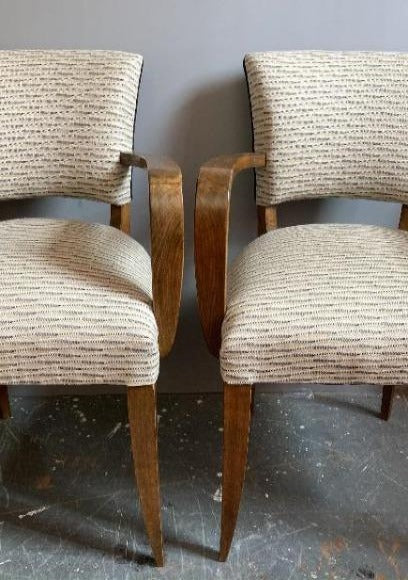 Vintage Bridge Chairs in Swaffer fabric