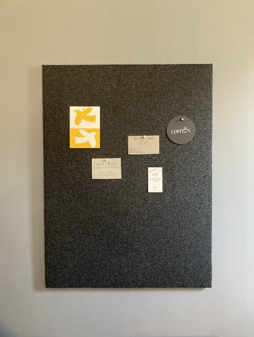 Large Fabric Notice Board | Grey Felt Wool