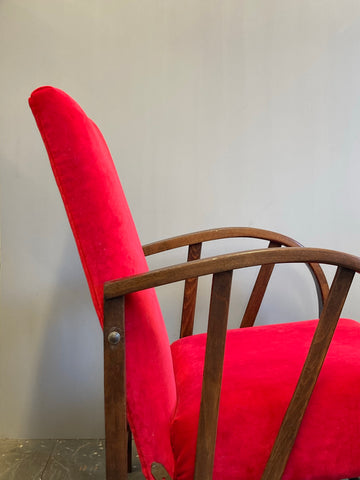 1920s Wooden Armchair