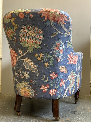 19th C. Chair re-upholstered by Kiki Voltaire