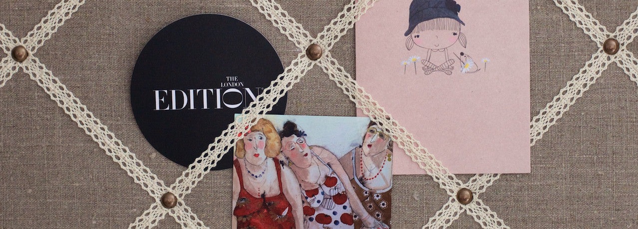 Kiki Voltaire Fabric Notice Board